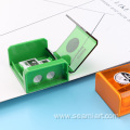 1PC 2 holes plastic pencil sharpeners manual